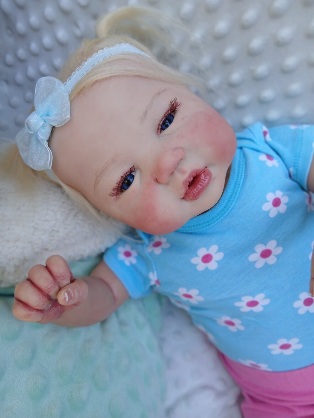 Reborn Authentic Doll Emmelyn Sandy Faber Collectable Therapy Baby Girl